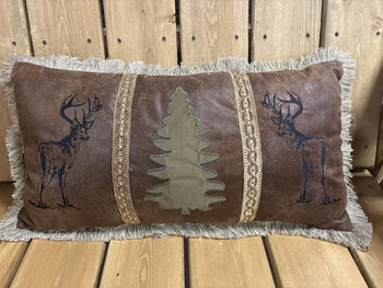 Bucks & Tree Pillow